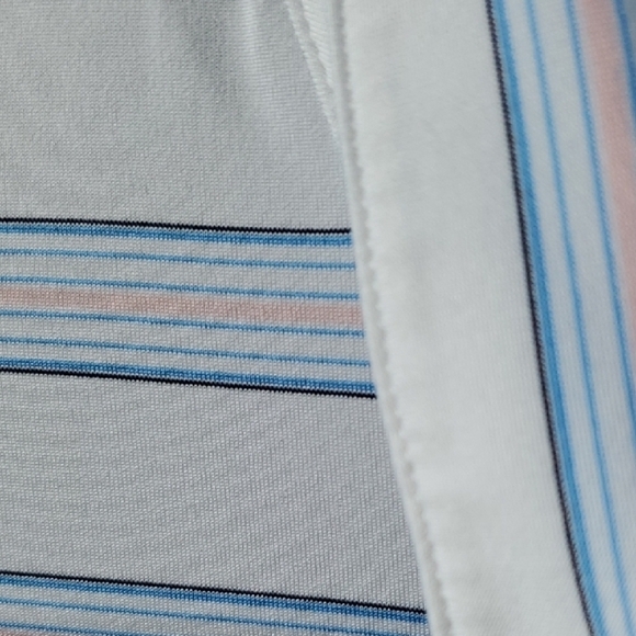 Vineyard Vines Blue and White Striped Polo Shirt - Picture 6 of 10